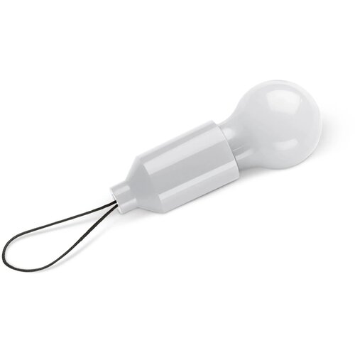 Sleutelhanger gloeilampje wit