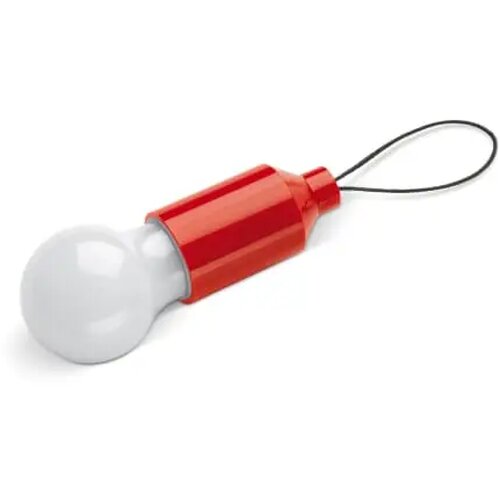 Sleutelhanger gloeilampje rood
