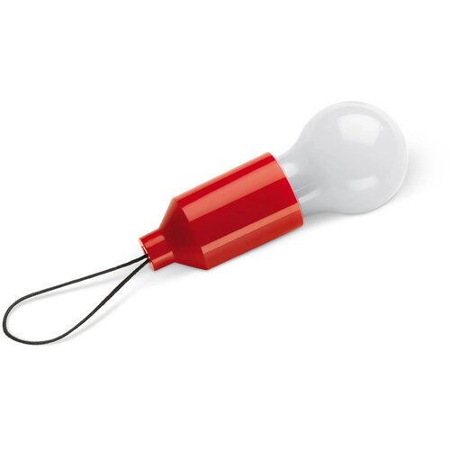 Sleutelhanger gloeilampje rood