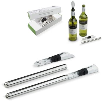 Wijnkoeler stick RVS zilver Wijnkoeler stick RVS zilver