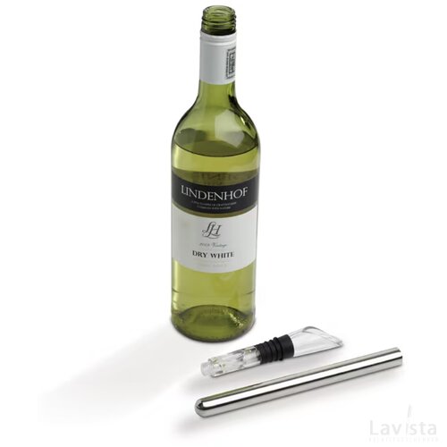 Wijnkoeler stick RVS zilver