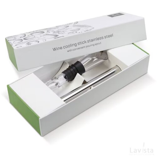 Wijnkoeler stick RVS zilver