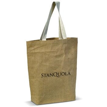 Schoudertas jute 340g/m² natuur