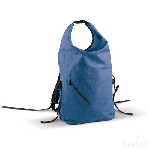 Rugzak waterdicht polyester 300D 20-22L blauw