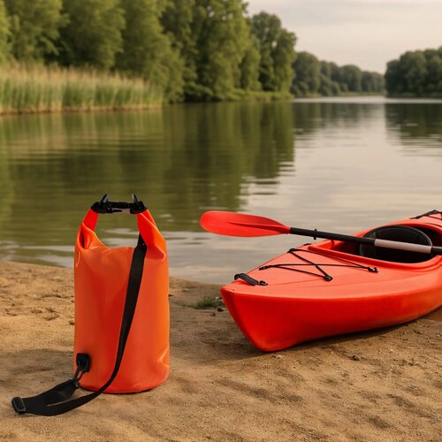 Waterwerende tas 10L IPX6 oranje