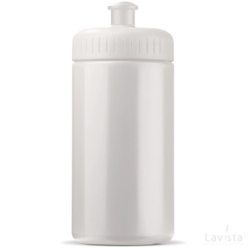 Sportbidon classic 500ml wit