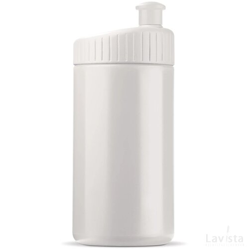 Sportbidon design 500ml wit