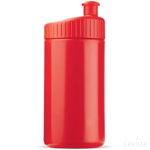Sportbidon design 500ml rood