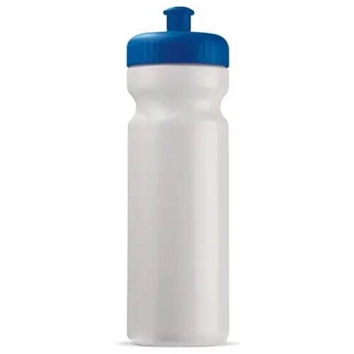 Sportbidon classic 750ml wit / donker blauw