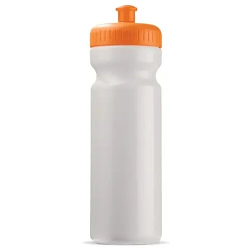 Sportbidon classic 750ml wit / oranje