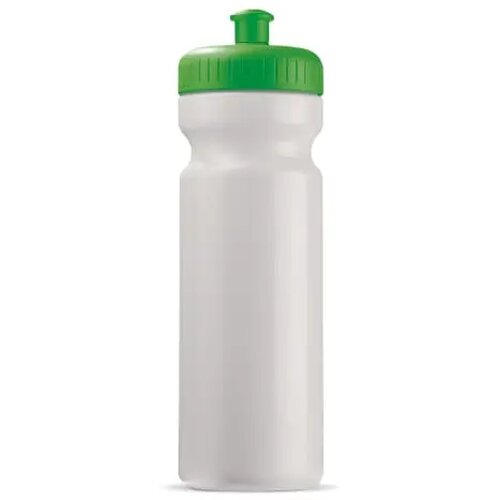Sportbidon classic 750ml wit / groen
