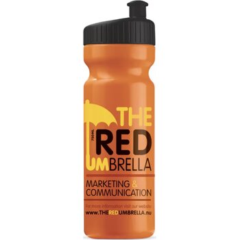 Sportbidon design 750ml wit / zwart