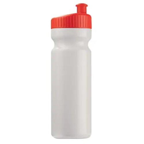 Sportbidon design 750ml wit / rood