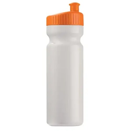 Sportbidon design 750ml wit / oranje