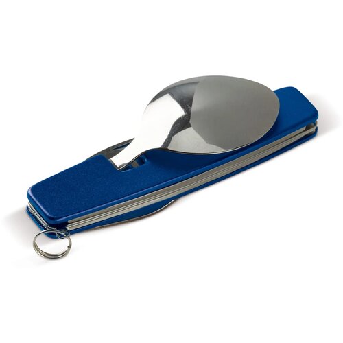 Inklapbaar bestek in multitool blauw