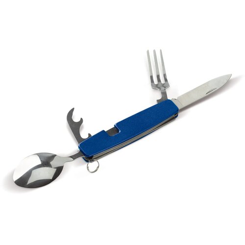 Inklapbaar bestek in multitool blauw