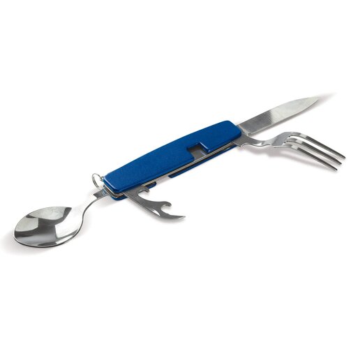 Inklapbaar bestek in multitool blauw