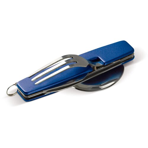 Inklapbaar bestek in multitool blauw