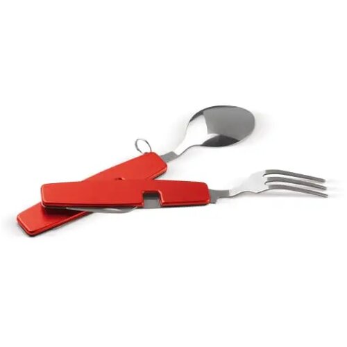 Inklapbaar bestek in multitool rood