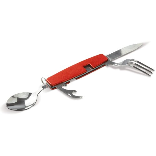 Inklapbaar bestek in multitool rood