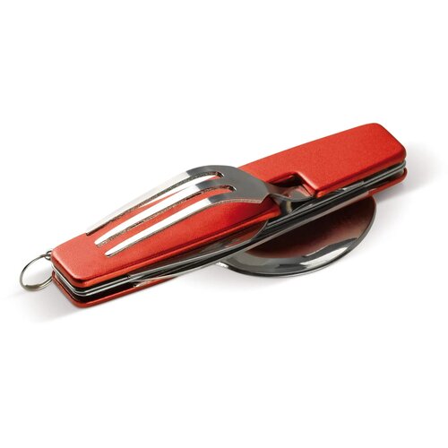 Inklapbaar bestek in multitool rood