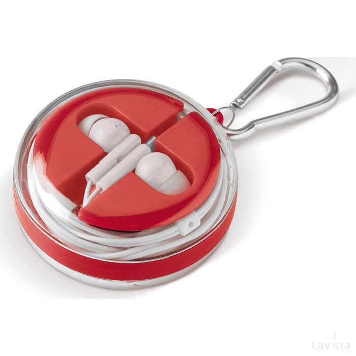 In-ear oordopjes rood