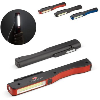 Veiligheidszaklamp met COB licht Rood