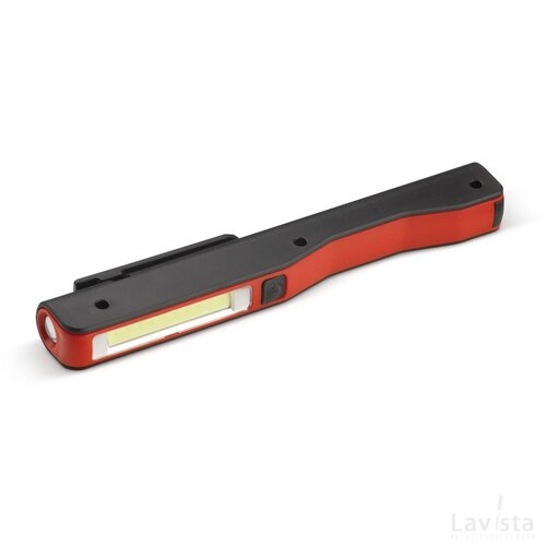 Zaklamp COB rood