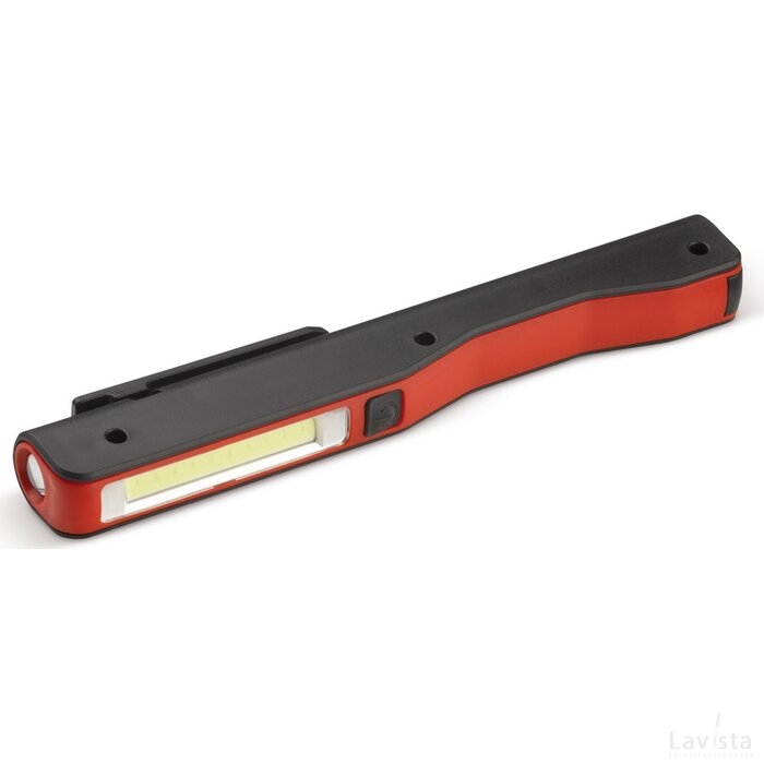 Zaklamp COB rood