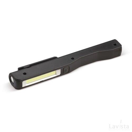 Zaklamp COB zwart