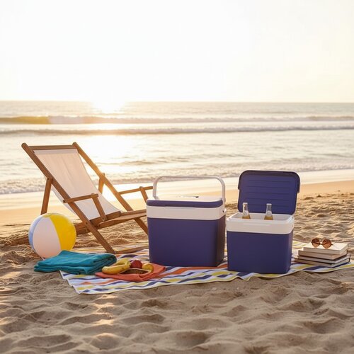 Koelbox classic 10L blauw