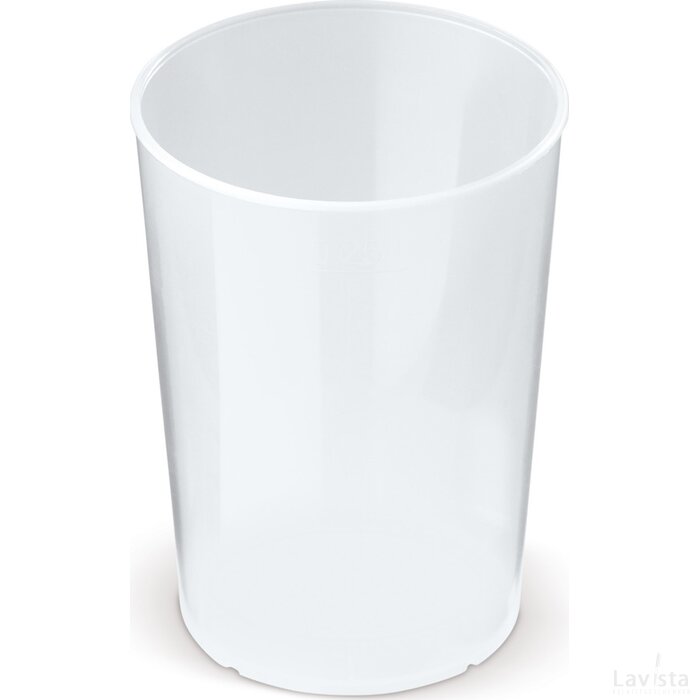 Ecologische cup biomateriaal 250ml transparant