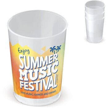 Ecologische hardcup PP Transparant Ecologische hardcup PP Transparant