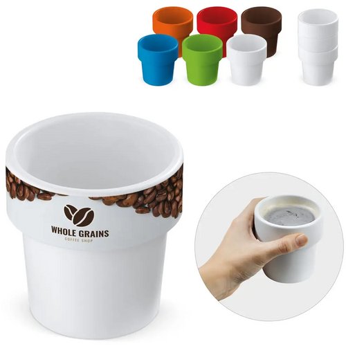 Hot-but-cool koffiebeker