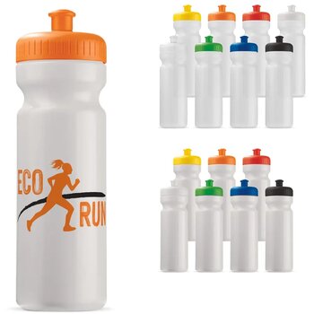 Sportbidon Bio 750ml Wit / Oranje