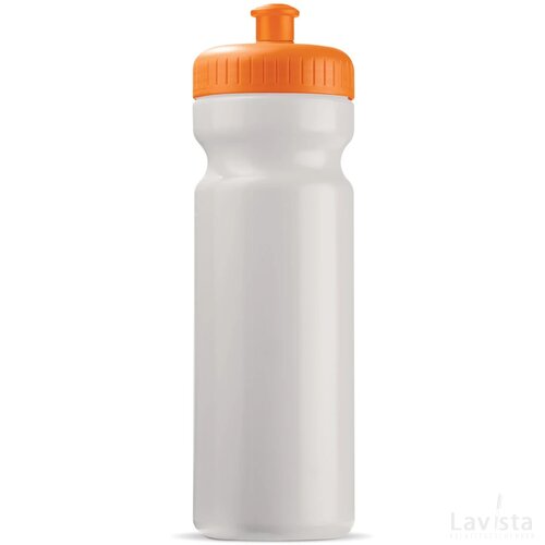 Sportbidon Bio 750ml Wit / Oranje