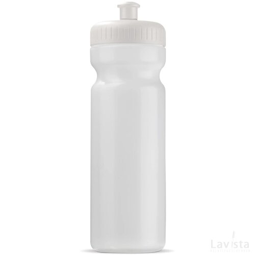 Sportbidon Bio 750ml Transparant Wit