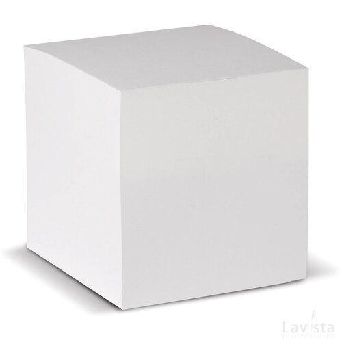 Kubusblok 730 vels 9x9x9cm wit