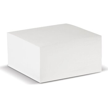 Kubusblok 420 vels 10x10x5cm wit