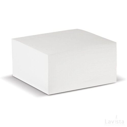Kubusblok 420 vels 10x10x5cm wit