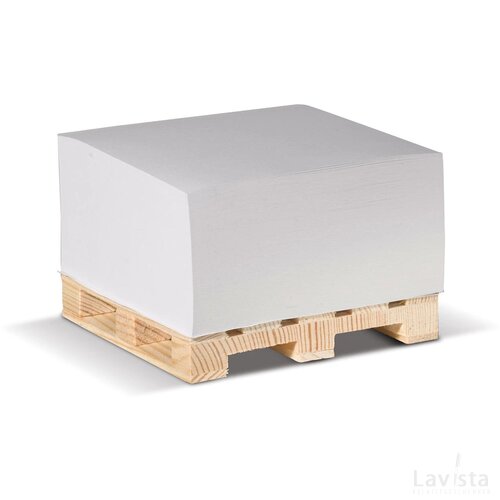Kubusblok 420 vels 10x10x5cm wit