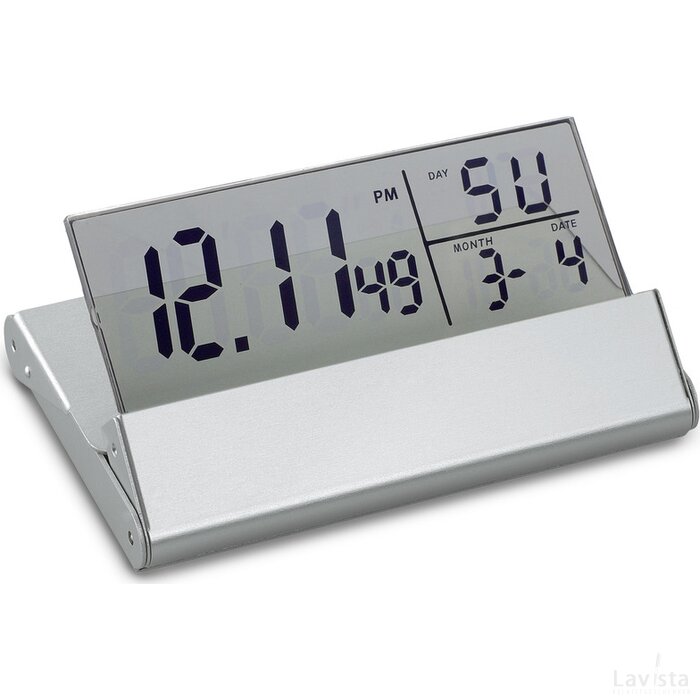 Klok met wekker Liverpool zilver
