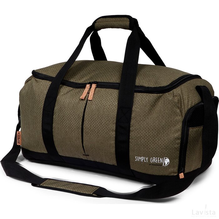 Norländer RPET TwoTone Weekend Bag Green