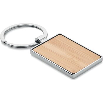 Bamboe sleutelhanger rechthoek Bendigo hout