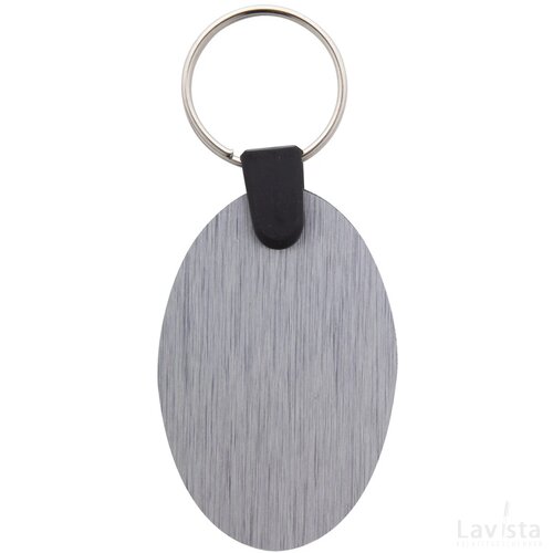 Aluudy B Sleutelhanger Zilver