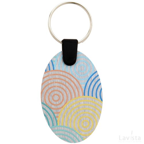 Aluudy B Sleutelhanger Zilver