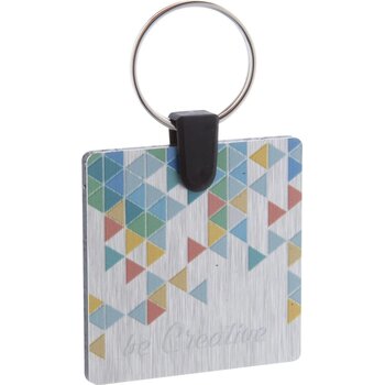 Aluudy C Sleutelhanger Zilver