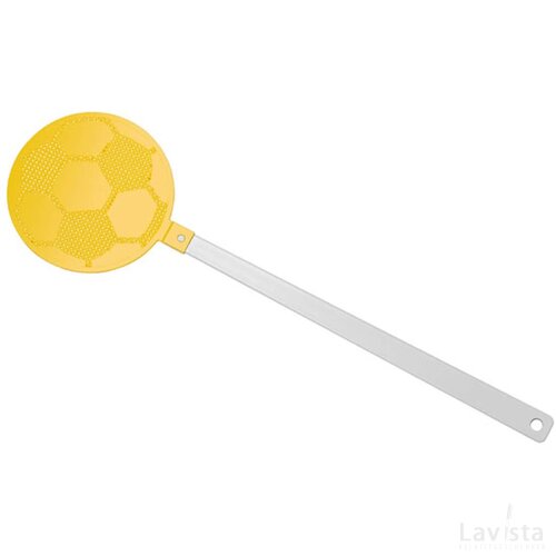 Vliegenmepper voetbal geel