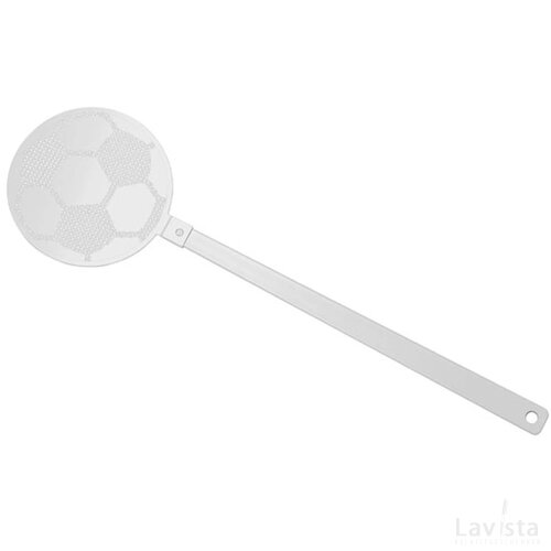 Vliegenmepper voetbal wit