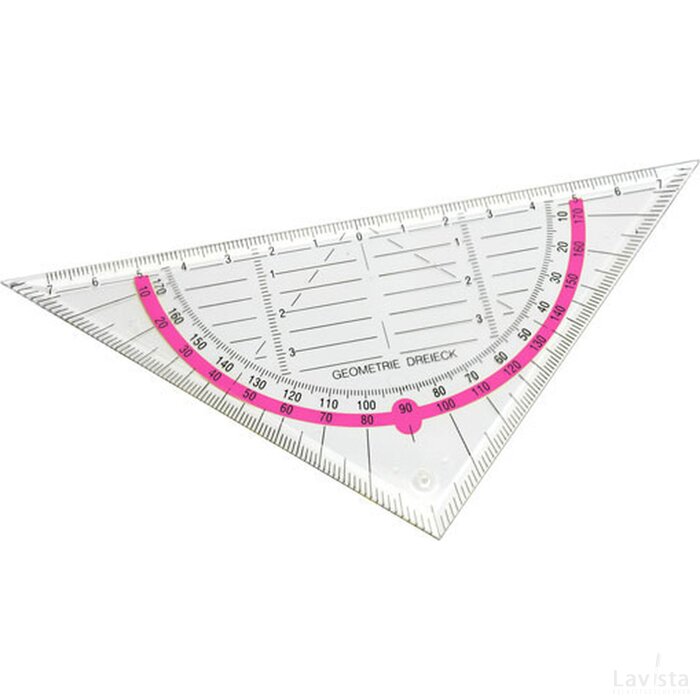 Geo driehoek roze